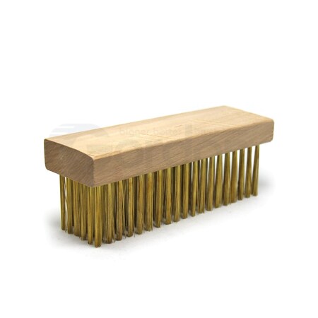 Gordon Brush 0.012 Brass Bristle, 7-1/8 x 2-1/4 Large Block Brush, PK12 426B